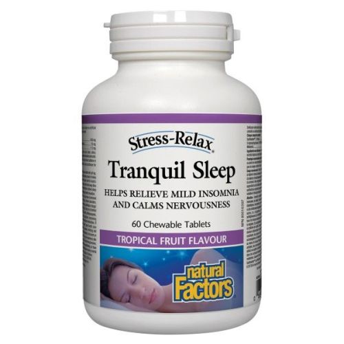 Natural Factors Stress Relax Tranquil Sleep 60 Tablets