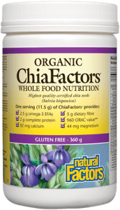 Natural Factors ChiaFactors Seeds 360g