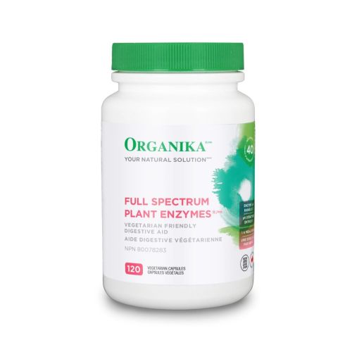 Organika Full Spectrum Plant Enzymes Digestion 500mg 120VCapsules