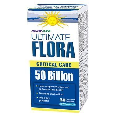 Renew Life Ultimate Flora Critical Care 50 Billion 30Vcaps