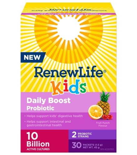 Renew Life Kids Daily Boost Probiotic 30 Packets @