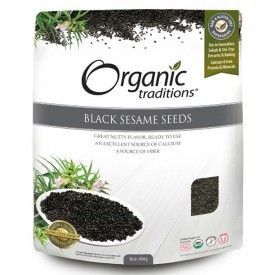 Organic Traditions Black Sesame Seeds 454g @