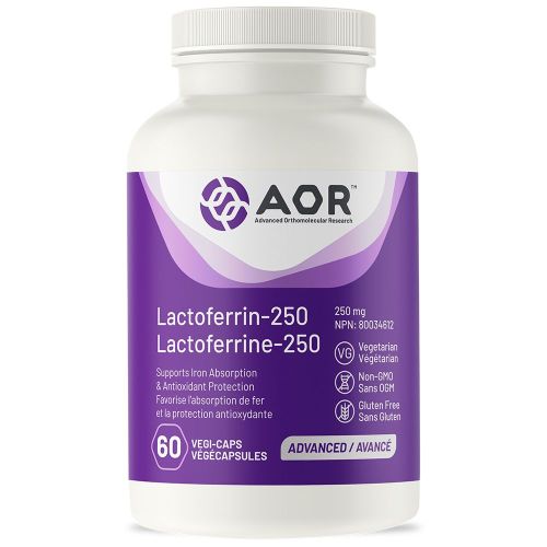 AOR Lactoferrin-250 60 Veg Capsules