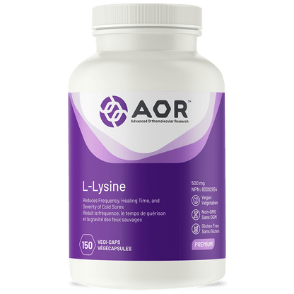 AOR Lysine, Vitamin C and Hyaluronic Acid 60 VegiCaps