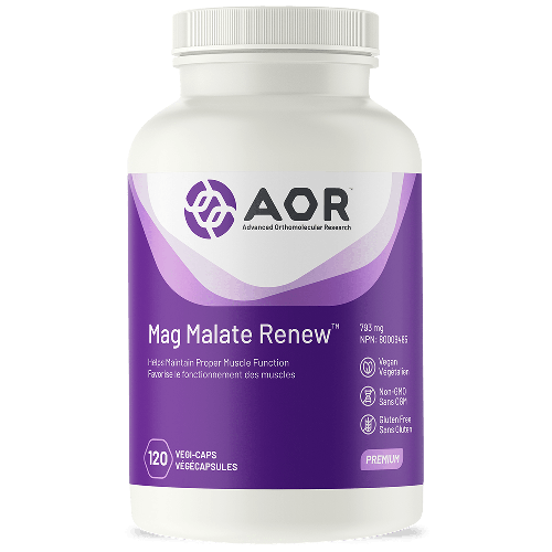AOR Mag Malate Renew 120 VegiCaps