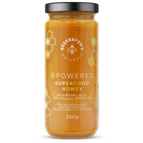 Beekeeper's Naturals Raw Honey Bee Powered 330g