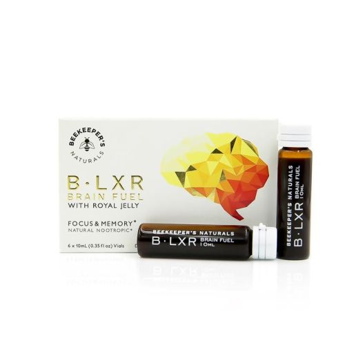 BeeKeeper's Naturals B.LXR Brain Fuel With Royal Jelly 6x10ml Vials