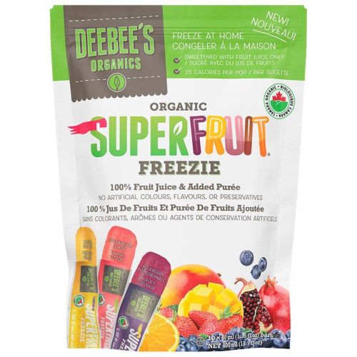 DeeBee's Organic Super Fruit Freezies Variety Pack 10 x 40ml@