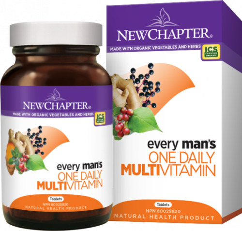New Chapter Every Man's One Daily Multivitamin 72 Tablets