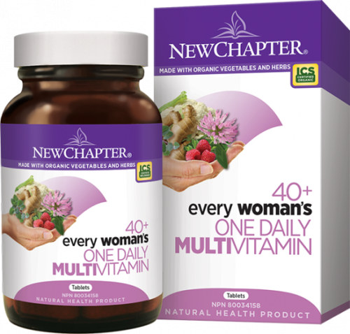 New Chapter Every Woman's One Daily Multivitamin 40+  96 Tablets @