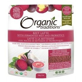 Organic Traditions Beet Latte with Probiotics 150g @