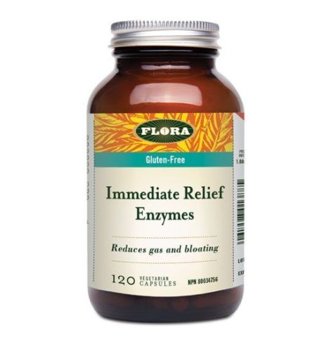 Flora Udo's Choice Immediate Relief Enzyme 120 Vcaps @