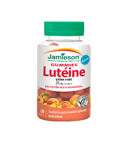 Jamieson Lutein 20mg - Peach Flavour 60 Gummies @B1+1