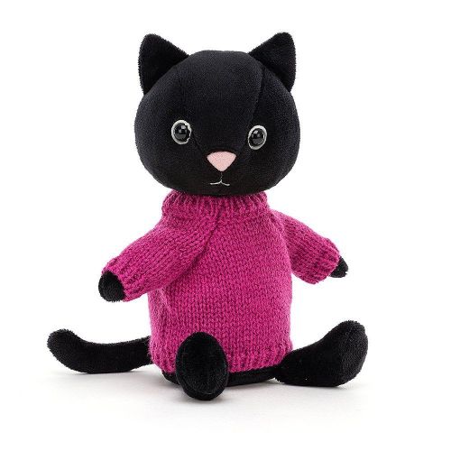 Jellycat Knitten Kitten Fuchsia