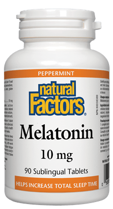 Natural Factors Melatonin 10mg 90 Sub. Tablets