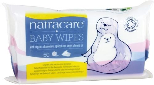 Natracare Organic Baby Wipes 50ct
