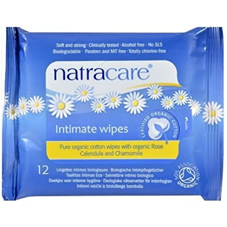 Natracare Organic Intimate Wipes 12ct