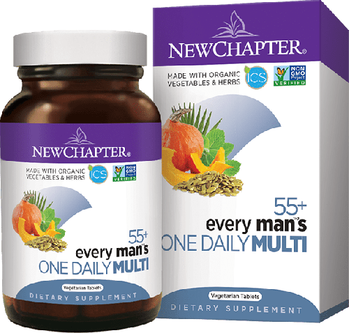 New Chapter Every Man's One Daily Multivitamin 55+ 48 Tablets @