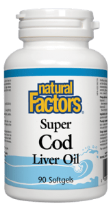 Natural Factors Super Cod Liver Oil 90 Softgels