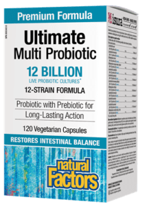 Natural Factors Probiotic Bonus Twin 120 Capsules