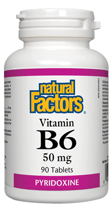 Natural Factors Vitamin B6 Pyrid HCL 50MG  90 Tablets