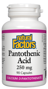Natural Factors D'Pantothenic 250MG 90  Capsules