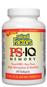 Natural Factors PS-IQ Memory 60 Softgels*****DISC