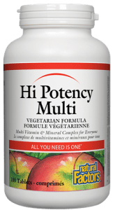 Natural Factors Multi Hi Potency Tab 210
