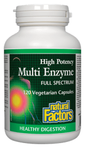 Natural Factors MultiEnzyme 120  Capsules