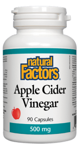 Natural Factors Apple Cider Vinegar 500mg 90c