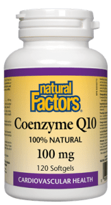 Natural Factors Coenzyme Q10 100mg 120Softgels @