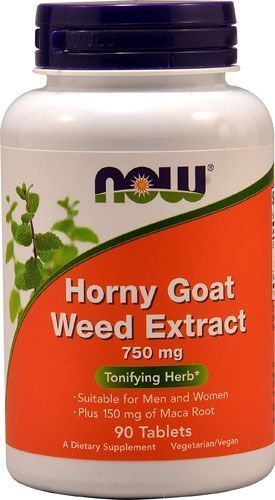 Now Horny Goat Weed 750mg 90 Tablets