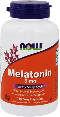 NOW Foods Melatonin 5mg 180 Capsules