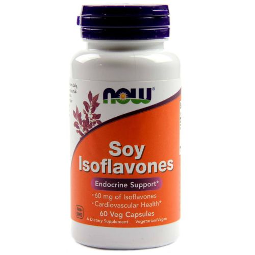 NOW Foods Soy Isoflavones 60 Capsules**Discon***