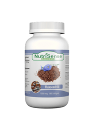 Nutrisense Flaxseed Oil 1000mg 180Softgels