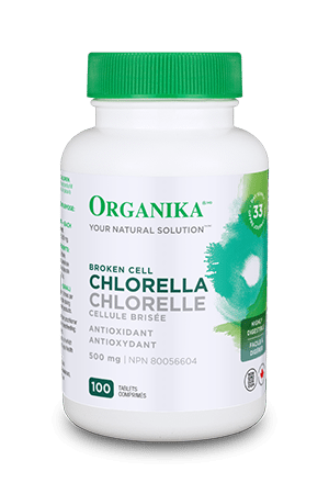 Organika Chlorella 500mg 100 Tablets