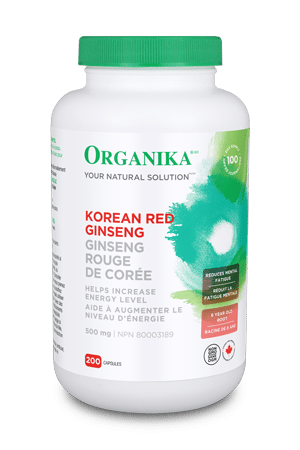 Organika Ginseng  Korean Red 500mg 200 Caps