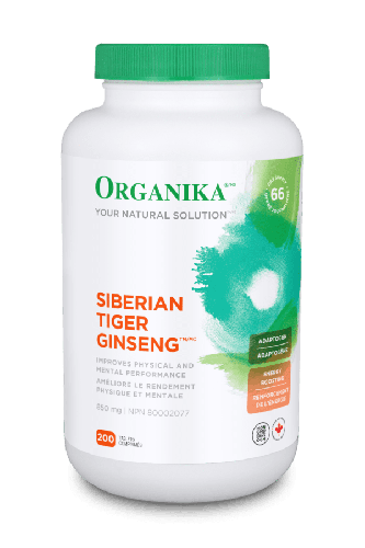 Organika Ginseng  Siberian Tiger 850mg 200 Tabs
