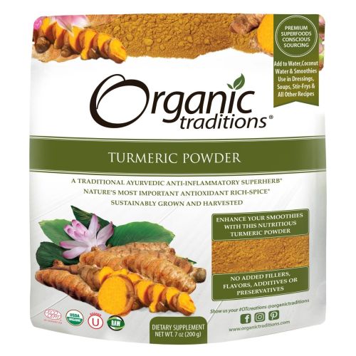 Organic Traditions Turmeric Powder 200g @