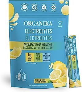 Organika Electrolytes Sachets - Classic Lemonade 3.5g x 20 Sachetes @