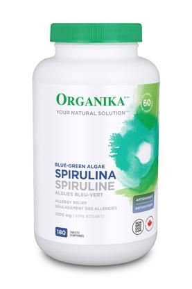 Organika Spirulina 1000mg 180Tablets @