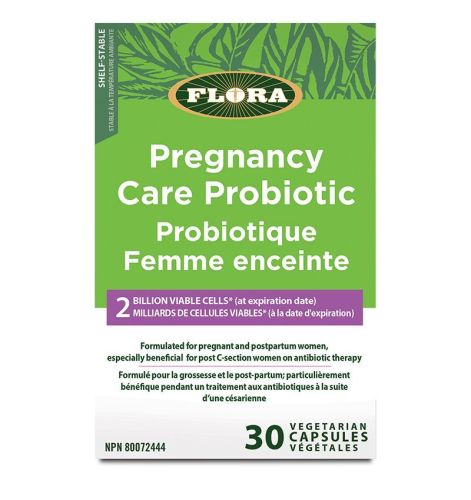 Flora Pregnancy Care Probiotic 2 Billion 30 Vcaps