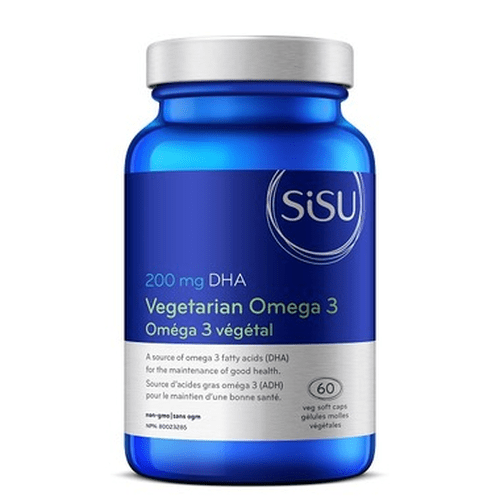 SISU Vegetarian Omega 3 200mg 60VSoftGels @