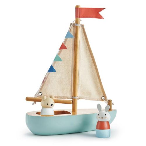 Tender Leaf Toys Sailaway Boat 3y+