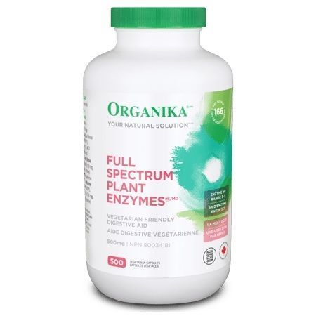 Organika Full Spectrum Plant Enzymes Digestion 500mg 60VCapsules