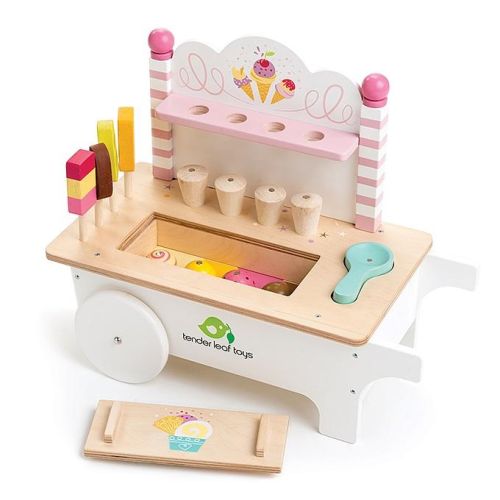 Tender Leaf Toys Ice Cream Cart 3Years+