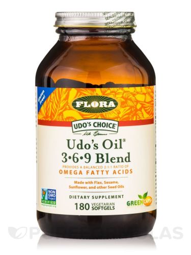 Flora Udo's Oil Omega 3+6+9 Blend 90 Softgels @