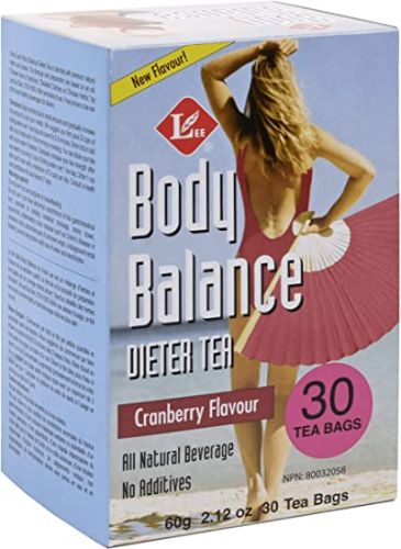 Uncle Lee's Body Balance Dieter Tea Cranberry Flavour 60g 30Tbags @