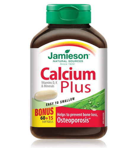 Jamieson Calcium Plus 60+15Softgels