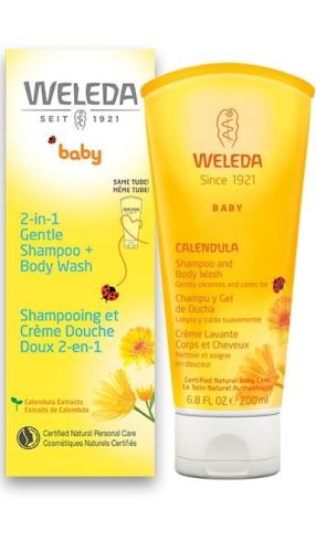 Weleda Baby 2 in 1 Gentle Shampoo + Body Wash 6.8oz 200ml